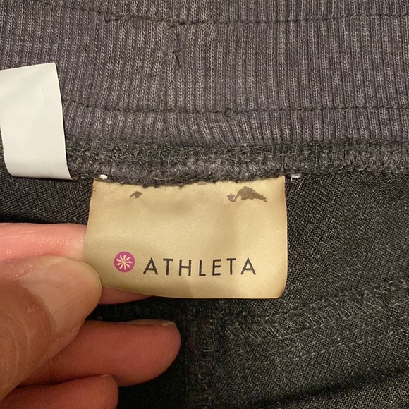Athleta charcoal gray Wool blend joggers size 10 - Picture 5 of 12